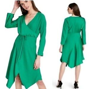 Cushnie For Target Emerald Faux Wrap Dress Size 6